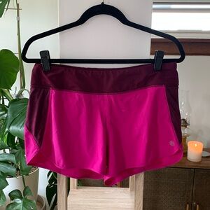 Magenta Athleta Shorts